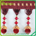 2015 new design elegant wholesale curtain trimming lace fringe